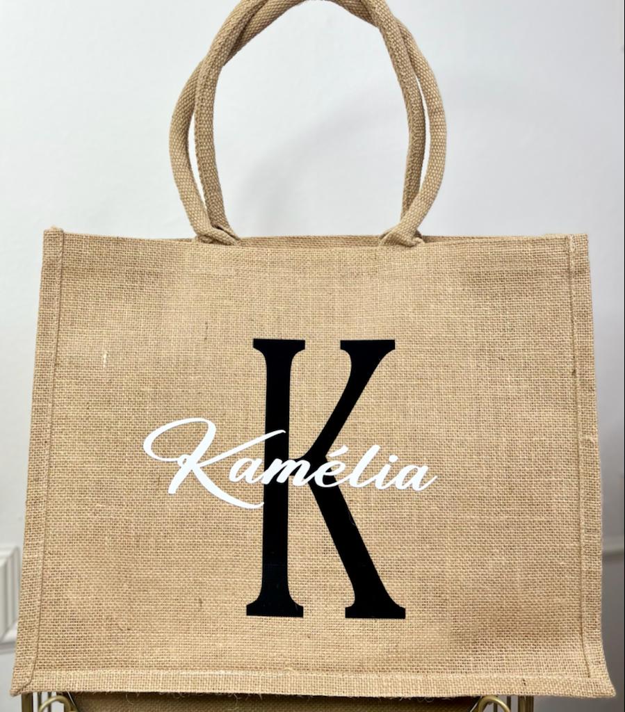 Sac en toile de jute naturelle